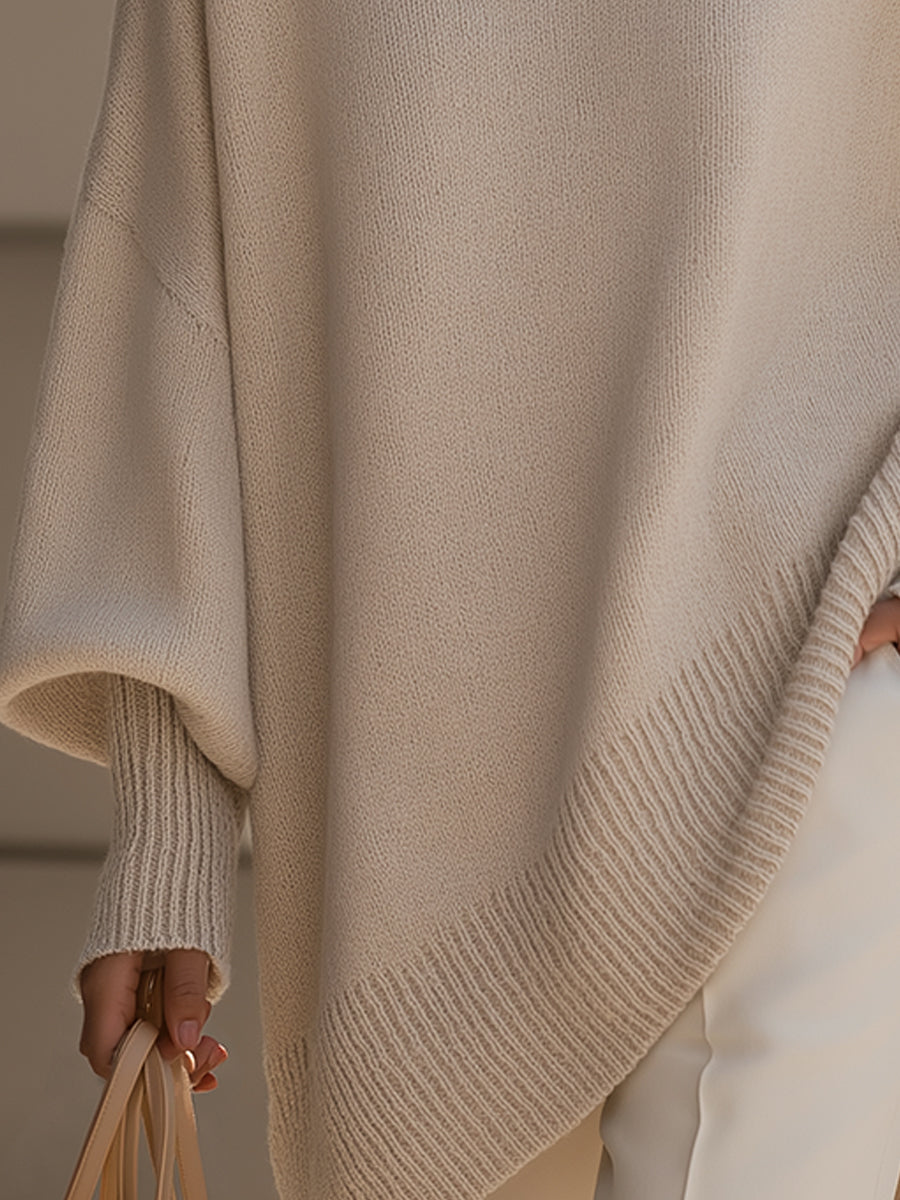 oversized sweater-style shorts top for Women