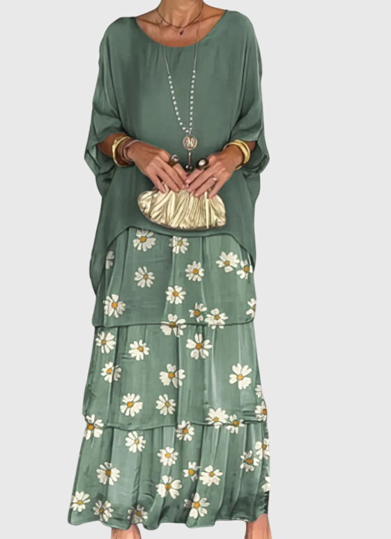 Boho Layered Maxi Shorts Dress for Women
