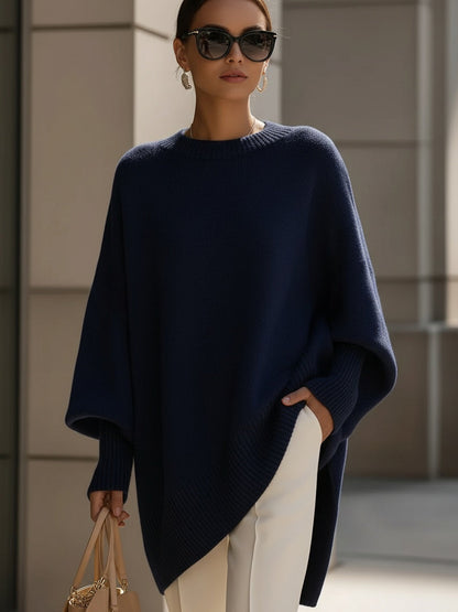 oversized sweater-style shorts top for Women