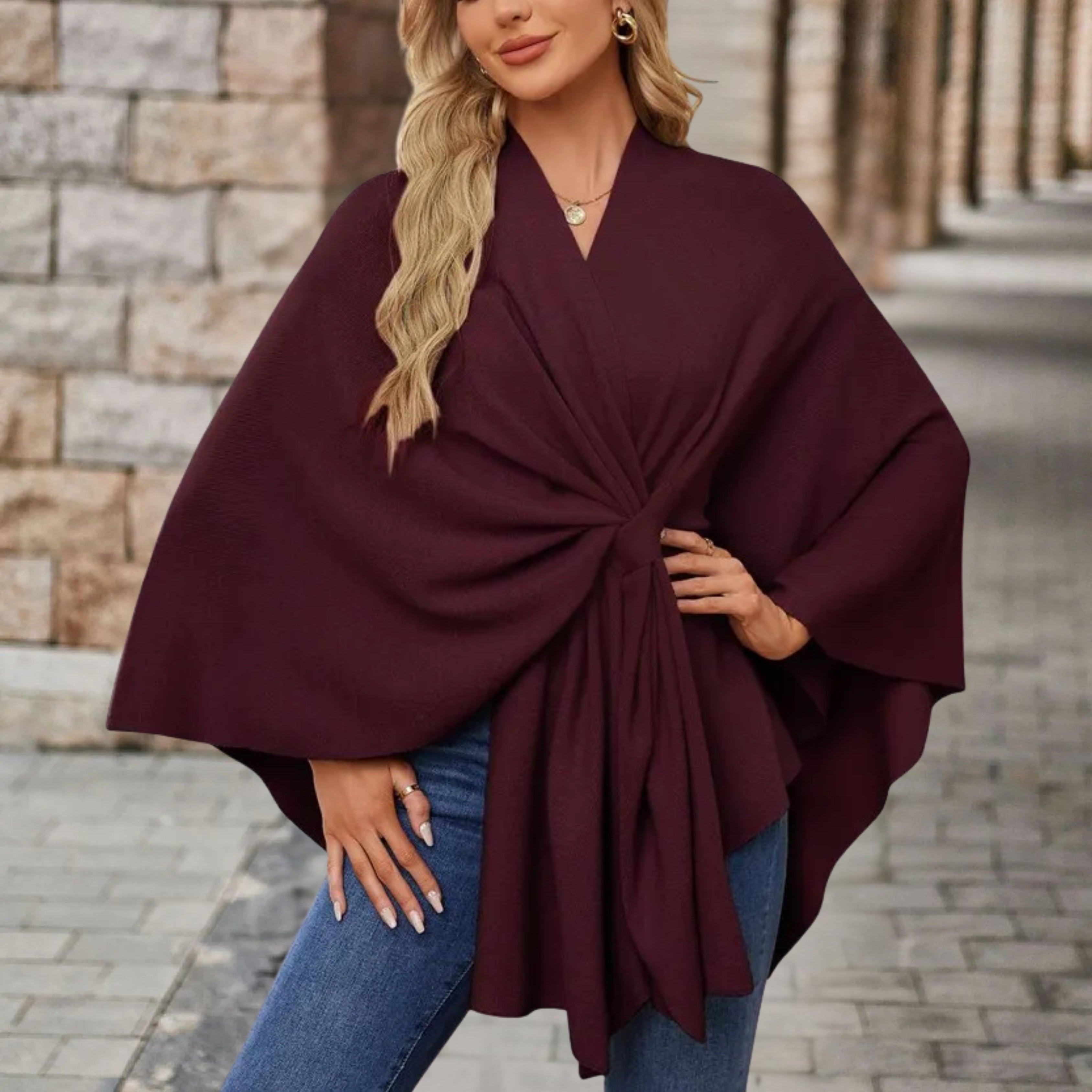 Burgundy / One size
