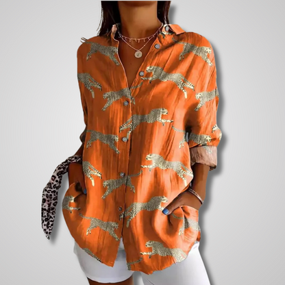Summer Vintage Casual Blouse for Women