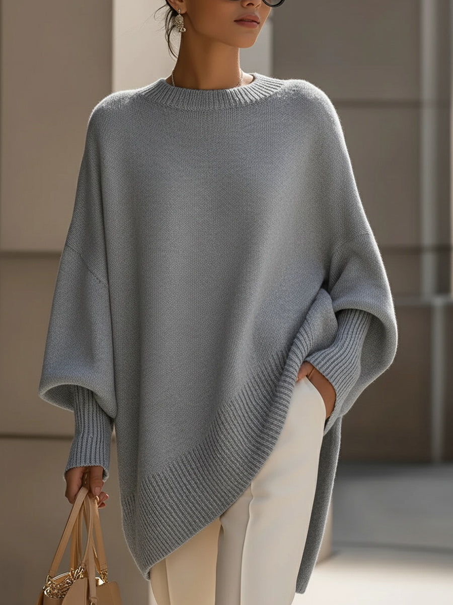 oversized sweater-style shorts top for Women