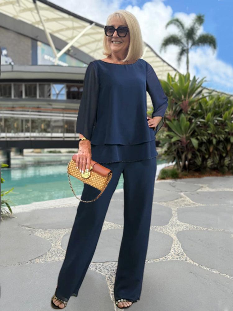 Summer Two-Piece Pants Set for Women