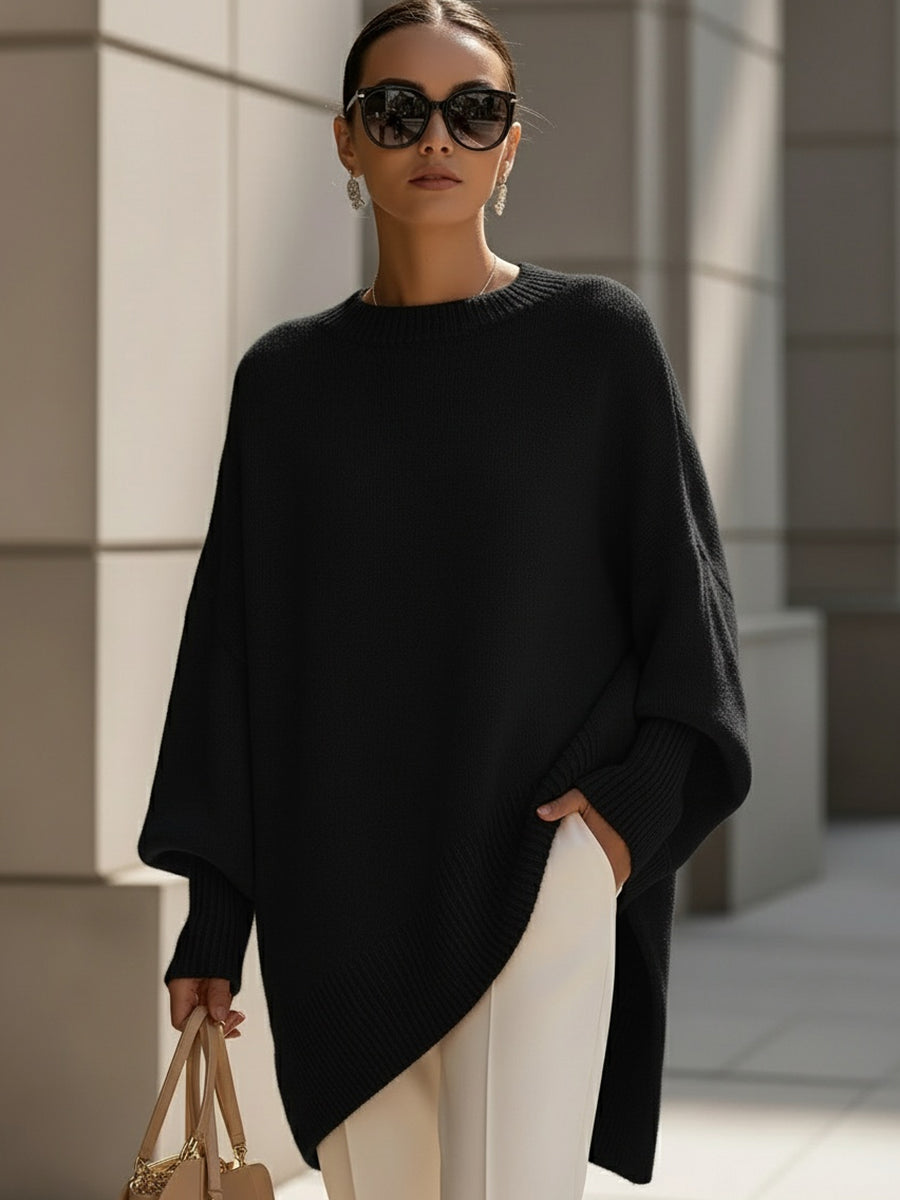 oversized sweater-style shorts top for Women