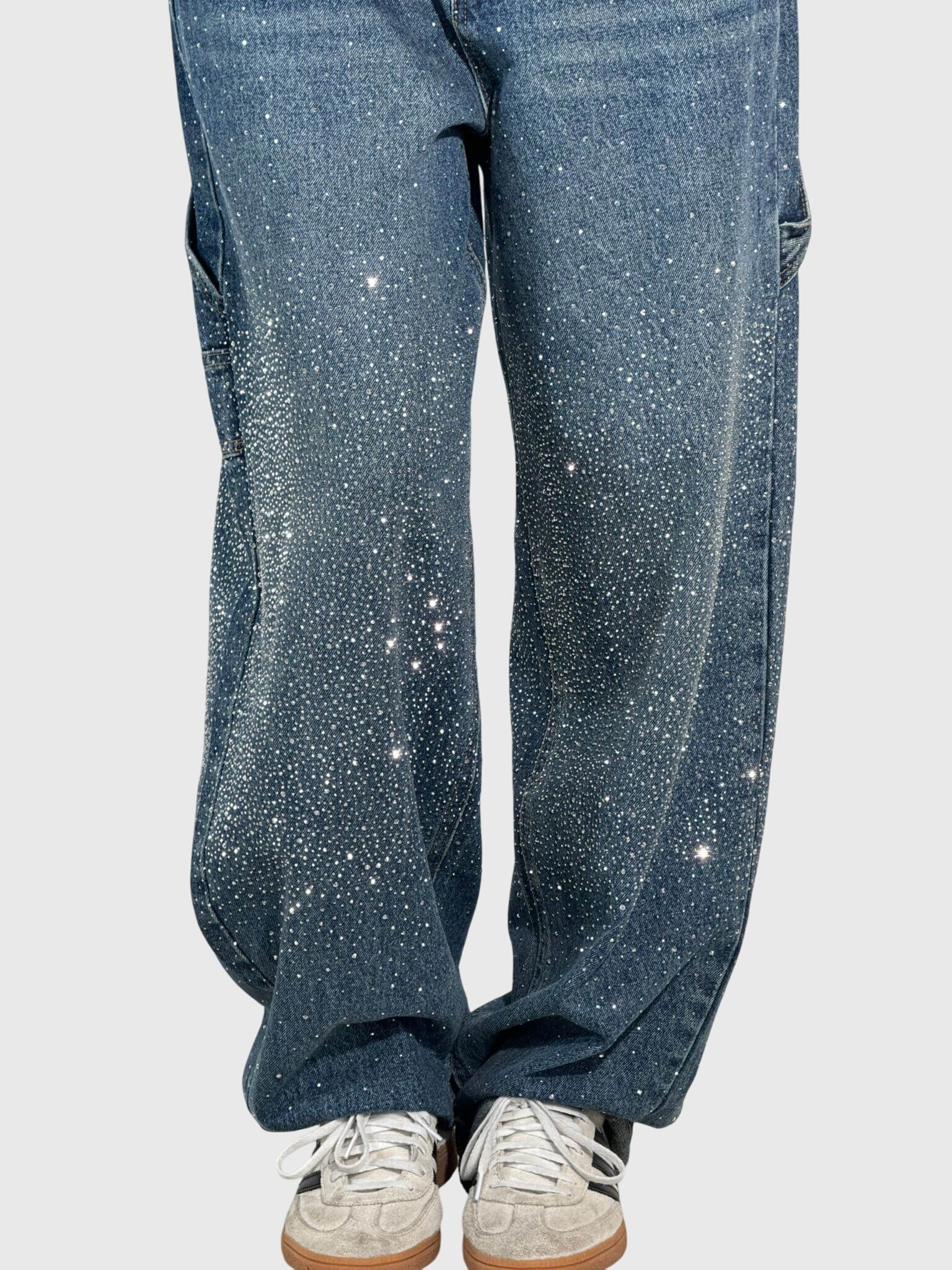 Sparkling Diamond Jeans for Women