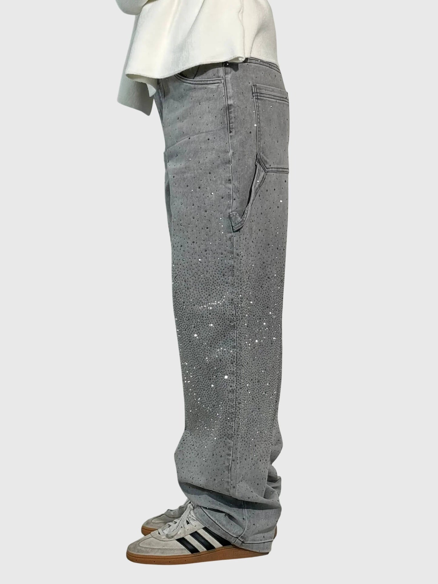 Sparkling Diamond Jeans for Women