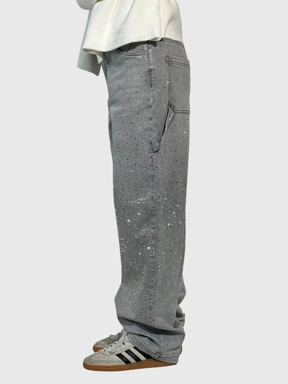 Sparkling Diamond Jeans for Women
