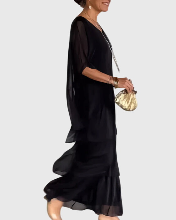 Boho Layered Maxi Shorts Dress for Women