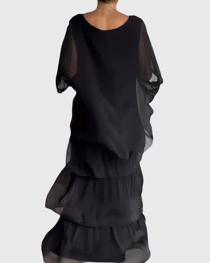 Boho Layered Maxi Shorts Dress for Women