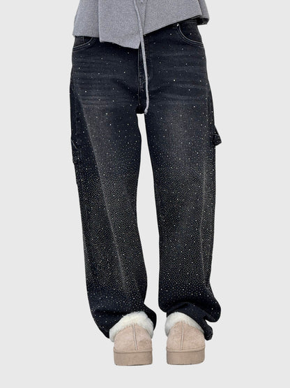 Sparkling Diamond Jeans for Women