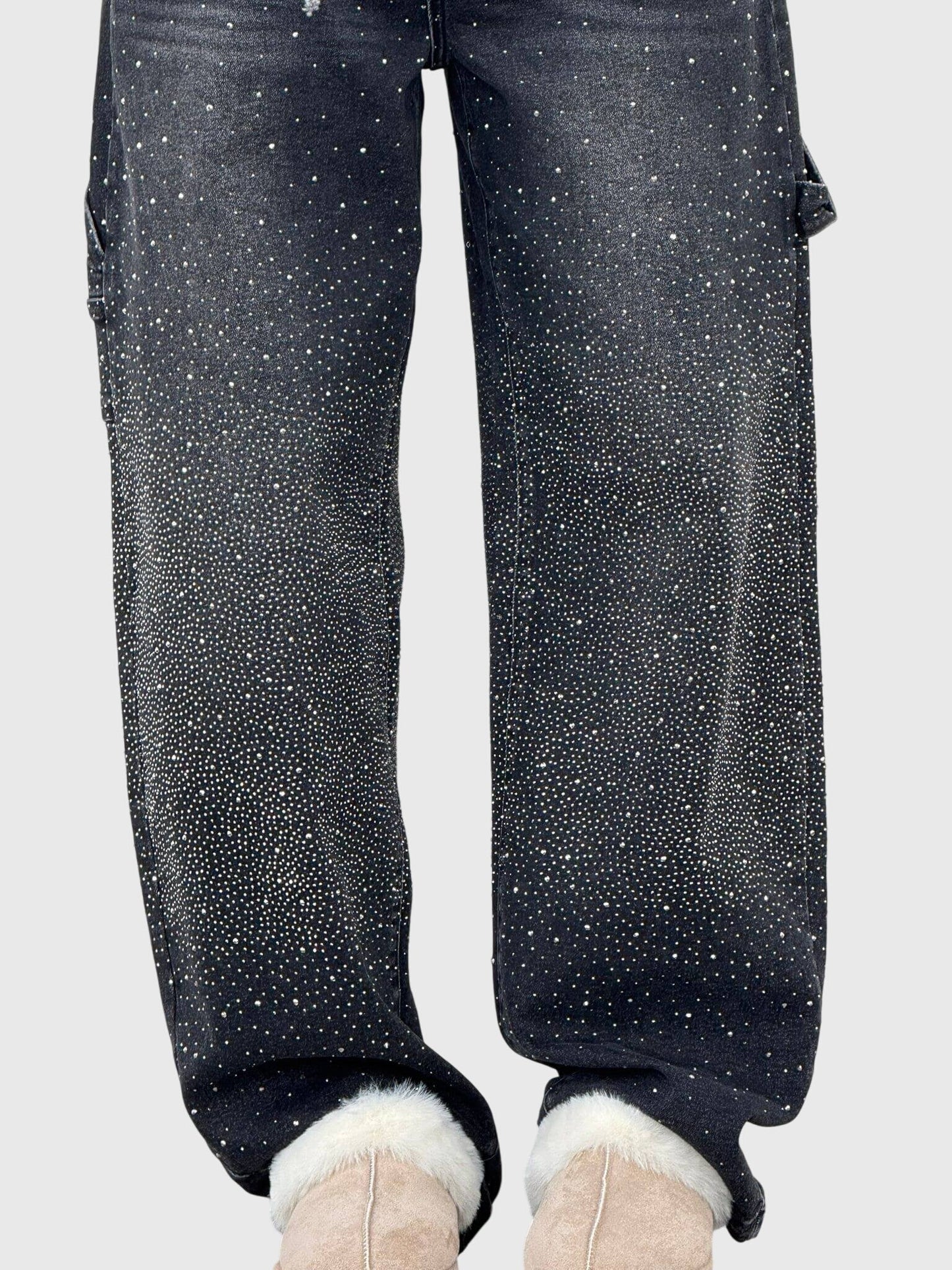 Sparkling Diamond Jeans for Women