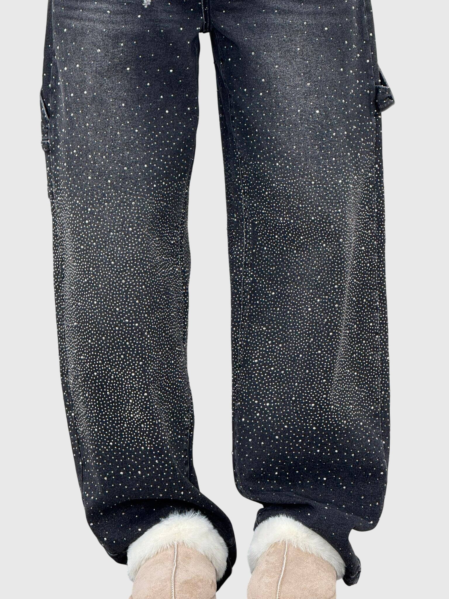 Sparkling Diamond Jeans for Women