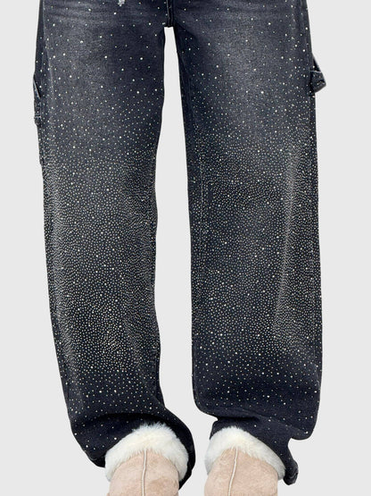 Sparkling Diamond Jeans for Women