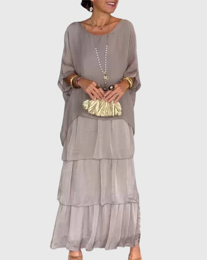 Boho Layered Maxi Shorts Dress for Women