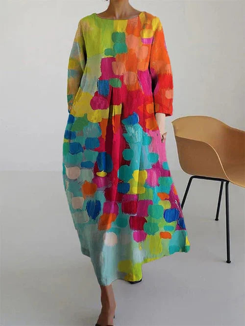 Summer Floral Maxi Dress for Women