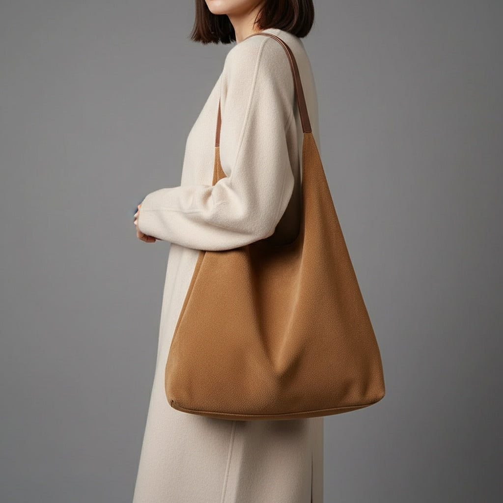 Fashionable Suede Hobo Bag for Women