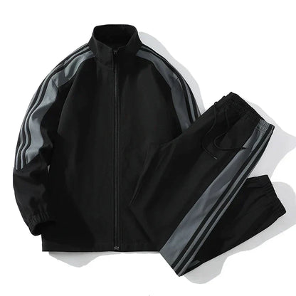 Jogger Set with Zipper Jacket for Men