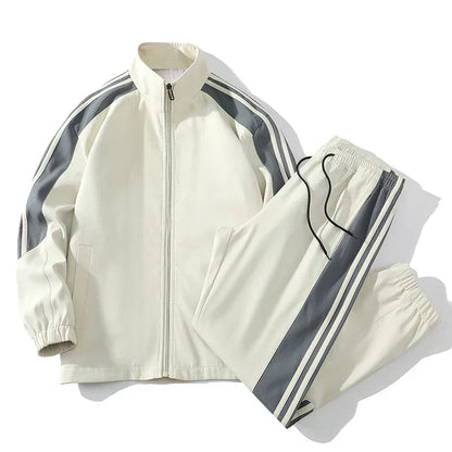 Jogger Set with Zipper Jacket for Men
