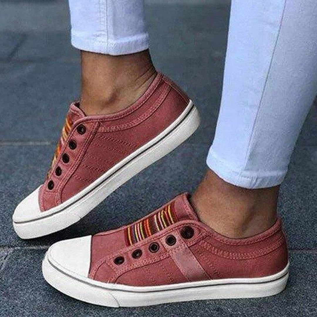 Casual Slip-On Canvas Sneakers for Women