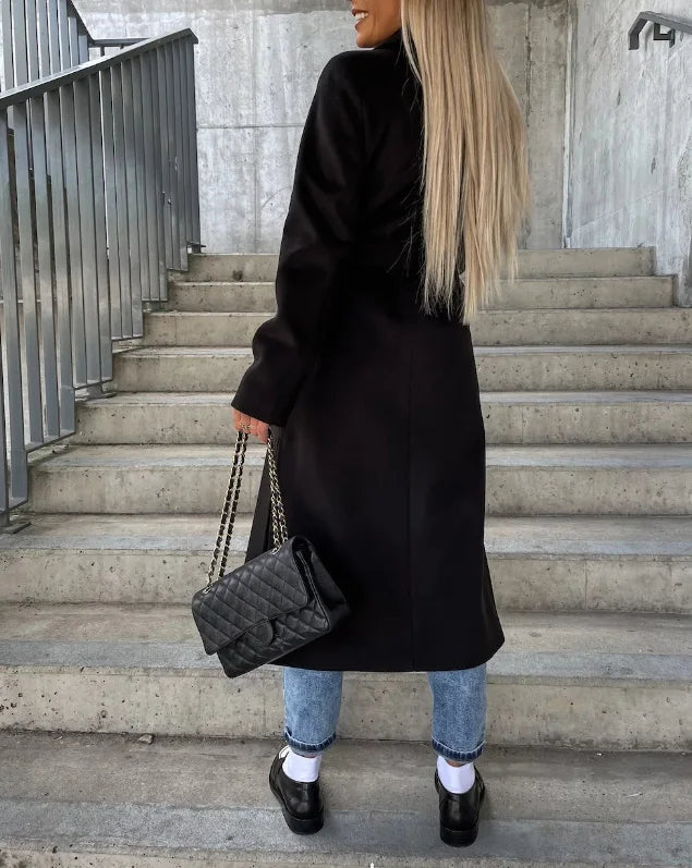 Classic Long Trench Coat for Women