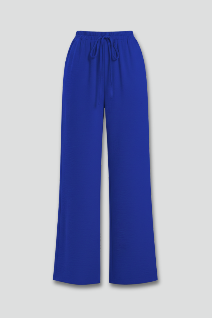 Palazzo Pants with Drawstring and Side Pockets for Women