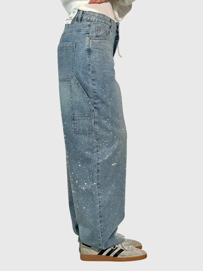 Sparkling Diamond Jeans for Women