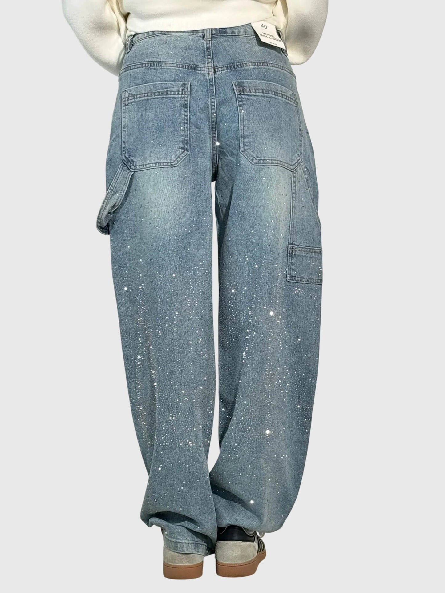 Sparkling Diamond Jeans for Women