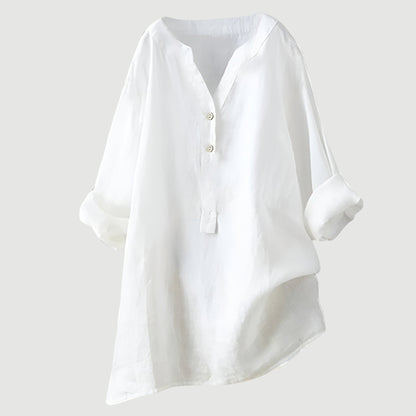 Shirt with Buttons and Relaxed Fit for Women