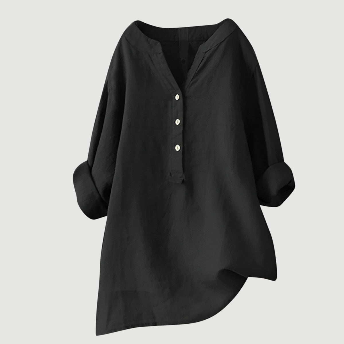Shirt with Buttons and Relaxed Fit for Women