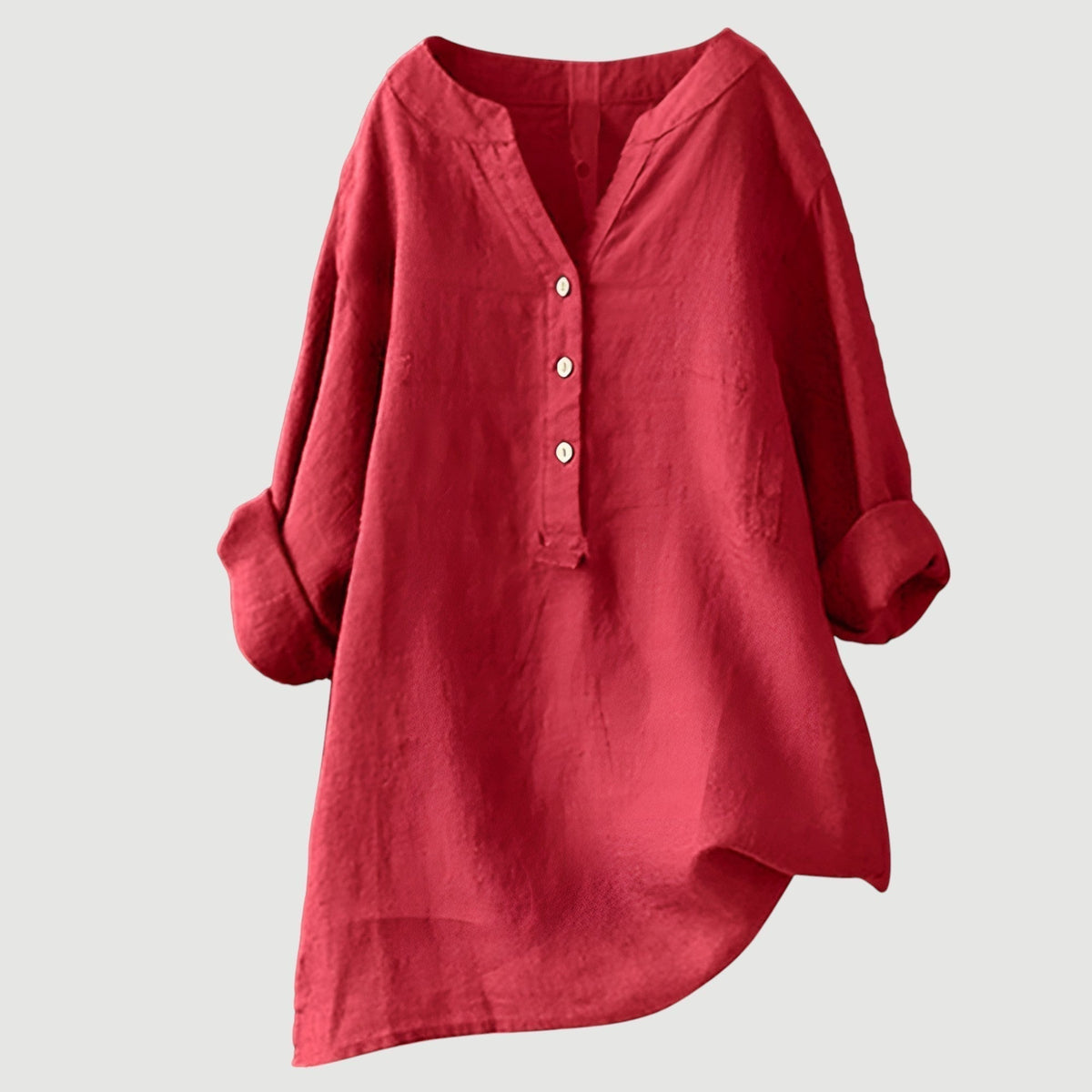 Shirt with Buttons and Relaxed Fit for Women