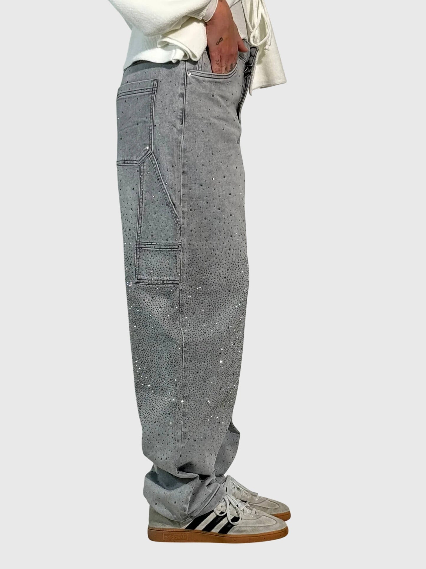 Sparkling Diamond Jeans for Women