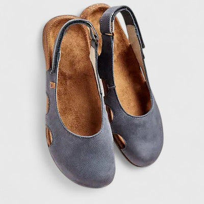 Slingback Shoes with Open Side for Women