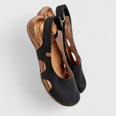 Slingback Shoes with Open Side for Women