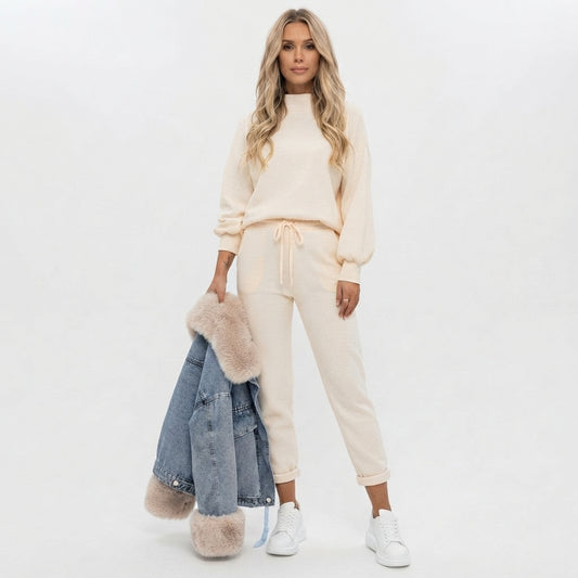 Two-Piece Relaxed Loungewear Set for Women