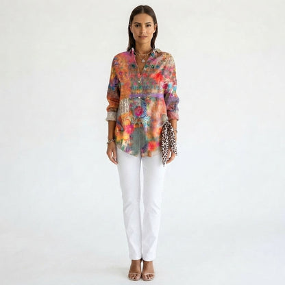 Summer Vintage Casual Blouse for Women