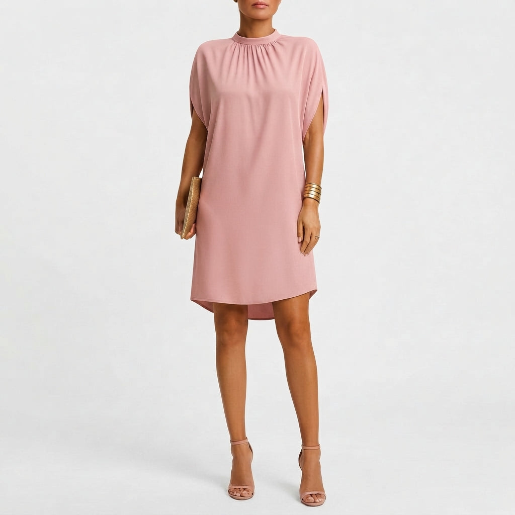 Minimalistic Loose-Fitting Shift Dress Shorts for Women