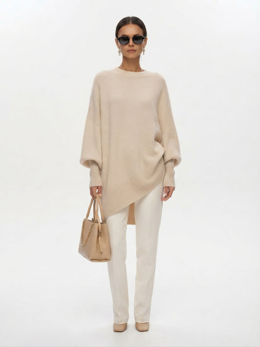 oversized sweater-style shorts top for Women