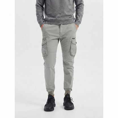 Slim Fit Cargo Pants with Pockets for Men