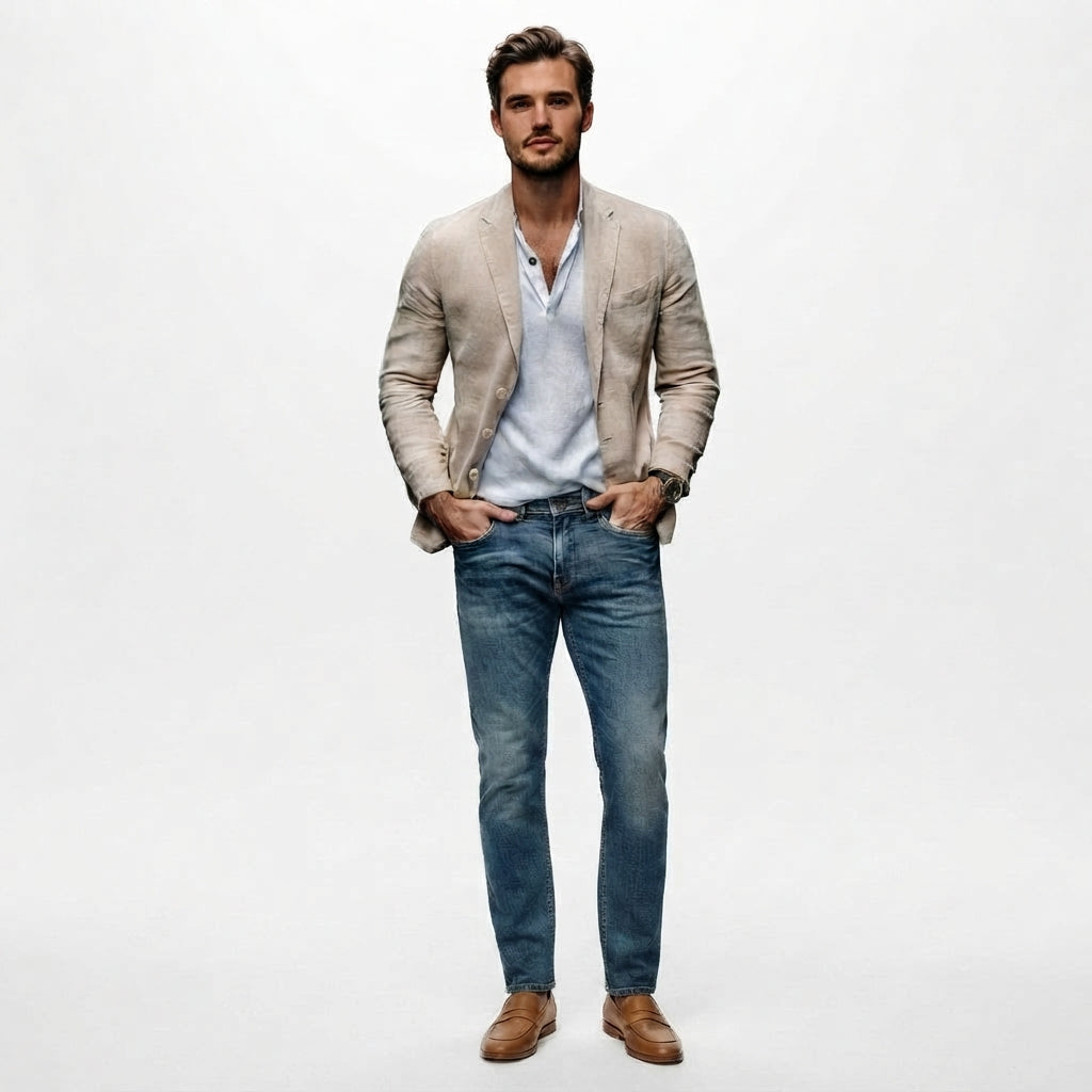 Casual Blazer Summer Style Modern for Men