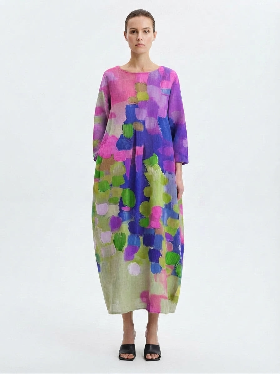 Summer Floral Maxi Dress for Women