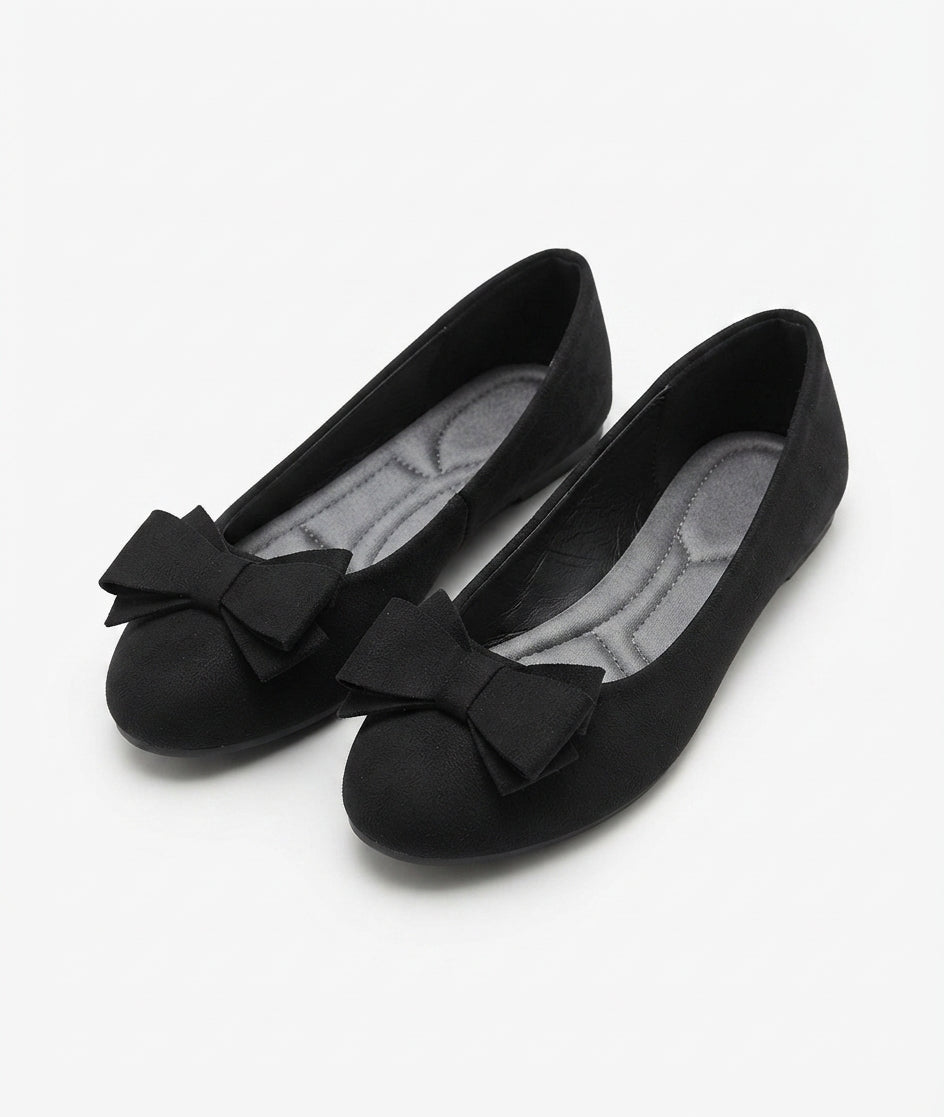 Women's Slip-On Shoes with Bow Accent