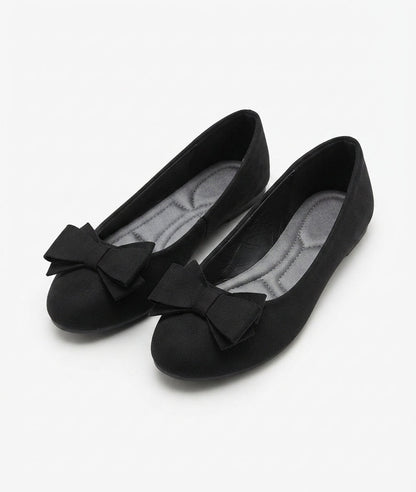 Women's Slip-On Shoes with Bow Accent